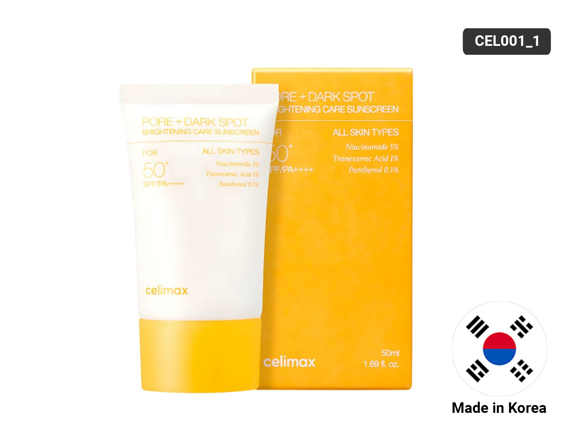 Celimax Pore+Dark Spot Brightening Care Sunscreen SPF50+ 50ml